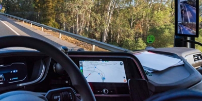 eld in dash of vehicle