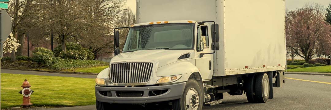 Milepost Insurance commercial box truck insurance hero image